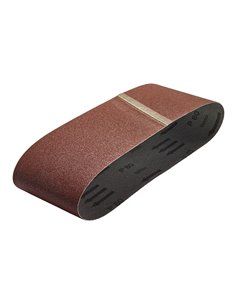 Lixa Wolfcraft Corindo Belt 80 Grão 75x533mm (Pacote 3) (1920000)