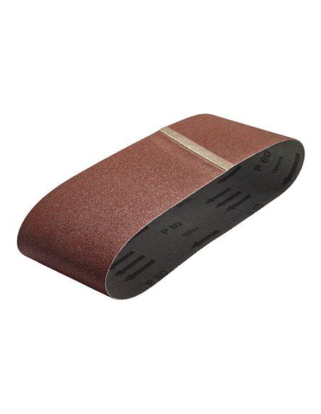 Lixa Wolfcraft Corindo Belt 80 Grão 75x533mm (Pacote 3) (1920000)
