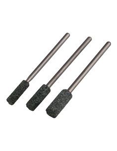Juego de minimuelas abrasivas cerámicas de 3 piezas  piezas en el juego: 3 piezas altura de muela abrasiva: 12mm velocidad máx. 