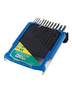 Juego de brocas para metal hss, forja por laminación de 13 piezas  piezas en el juego: 13 piezas diámetro de la broca: 1.5, 2, 2