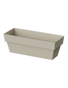 Jardinera limited 10x25cm ecru plastiken