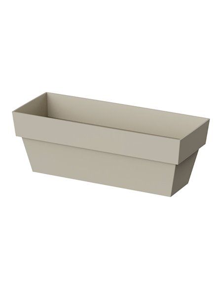 Jardinera limited 12x30cm ecru plastiken