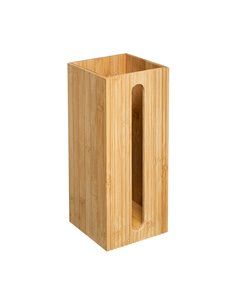 PORTARROLLOS DE REPUESTO WC BAMBÚ 36X14.5X14.5CM 2