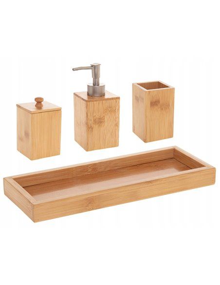 Set de 3 accesorios + bandeja modelo natureo
