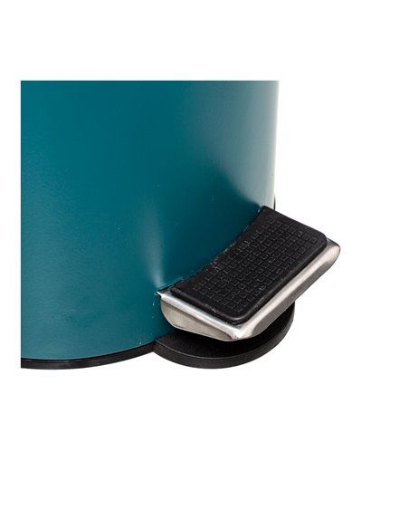 CUBO BASURA BAÑO VERDE PETROL 3L COLECCIÓN 'COLORS'