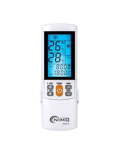 Mando universal para aire acondicionado con 4000 códigos nimo