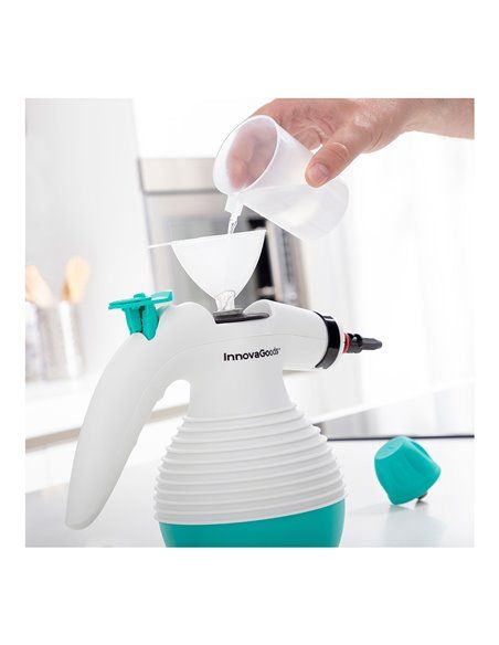 VAPORETA DE MANO MULTIUSOS CON ACCESORIOS 9 EN 1 STEANY  0,35l 3 BAR 1000WV0103132 INNOVAGOODS