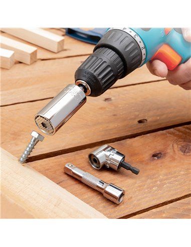 Chave de soquete universal com acessórios Uniscrew Innovagoods