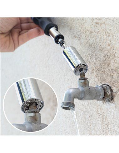 Llave de vaso universal con accesorios uniscrew innovagoods