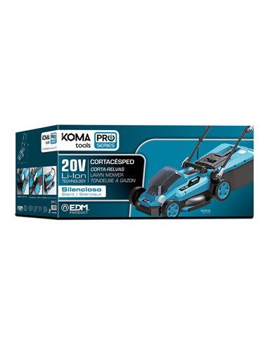 CORTACÉSPED 20V  BRUSHLESS (SIN BATERIA Y CARGADOR) 97x93cm KOMA TOOLS PRO SERIES BATTERY