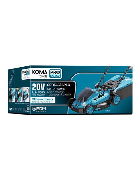 CORTACÉSPED 20V  BRUSHLESS (SIN BATERIA Y CARGADOR) 97x93cm KOMA TOOLS PRO SERIES BATTERY