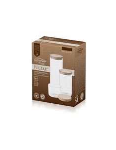 SET 3uds. BOTES BORO NATUR SG3805 SAN IGNACIO 2