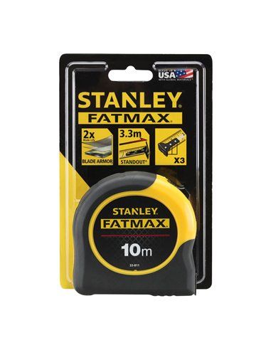 FLEXÓMETRO 10MX32mm BLADE ARMOR 0-33-811 STANLEY