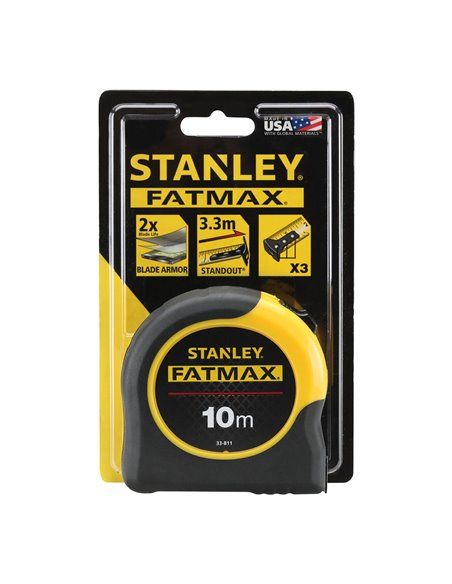 FLEXÓMETRO 10MX32mm BLADE ARMOR 0-33-811 STANLEY