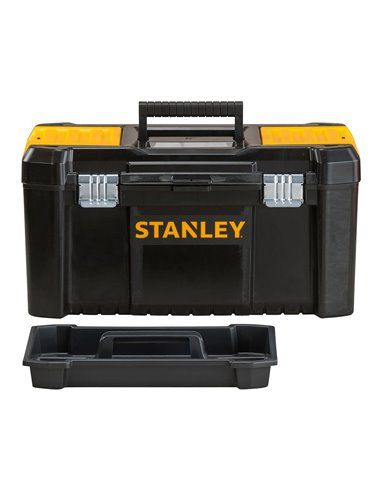 CAJA DE HERRAMIENTAS DE PLÁSTICO 19"/48cm CON CIERRES DE METAL STST1-75521 STANLEY