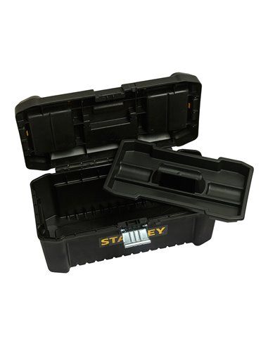 CAJA DE HERRAMIENTAS DE PLÁSTICO 16"/40cm CON CIERRE DE METAL STST1-75518 STANLEY