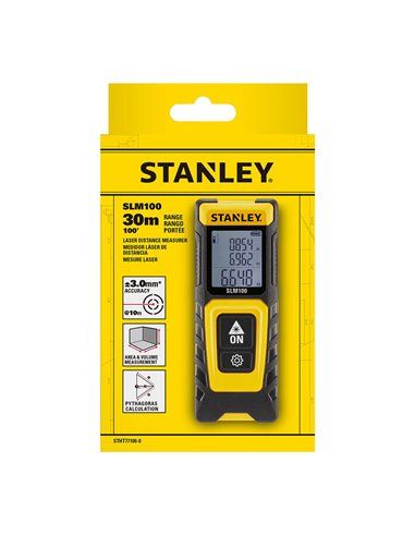 MEDIDOR LÁSER 30M - SLM100 STHT77100-0 STANLEY