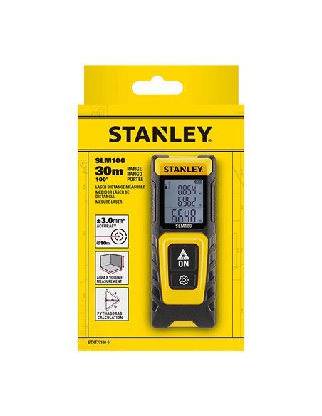 MEDIDOR LÁSER 30M - SLM100 STHT77100-0 STANLEY