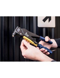 Remachadora manual rp60 cabezal giratorio multi 5001126 rapid. disfrute de la eficacia de una única herramienta de remachado. gr 2