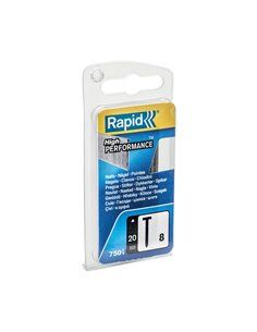Blister 750 clavos nº8 20mm 40109534 rapid 2