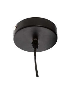 LAMPARA DE TECHO NEGRA Ø15x19cm E14 BOMBILLA NO INCLUIDA 2