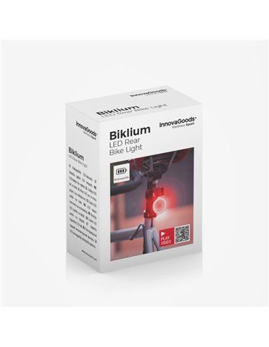 Linterna led trasera para bicicleta biklium innovagoods