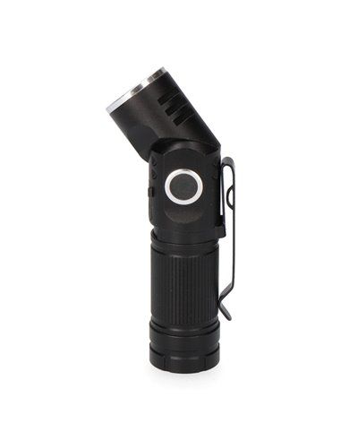 S.OF. MINI LINTERNA LED. CABEZAL DIRECCIONABLE. RECARGABLE 8W 450lm EDM