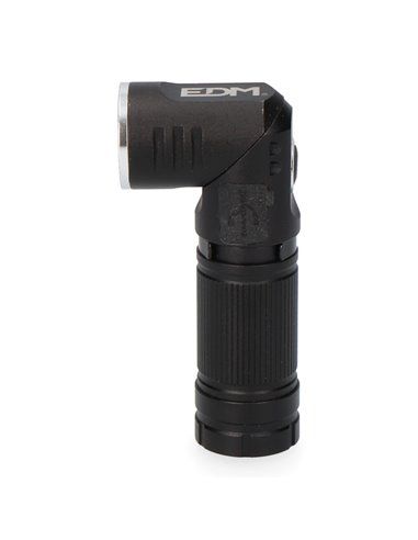 S.OF. MINI LINTERNA LED. CABEZAL DIRECCIONABLE. RECARGABLE 8W 450lm EDM