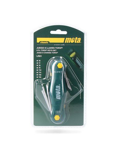 JUEGO LLAVES TORX TIPO NAVAJA LR81 MOTA
