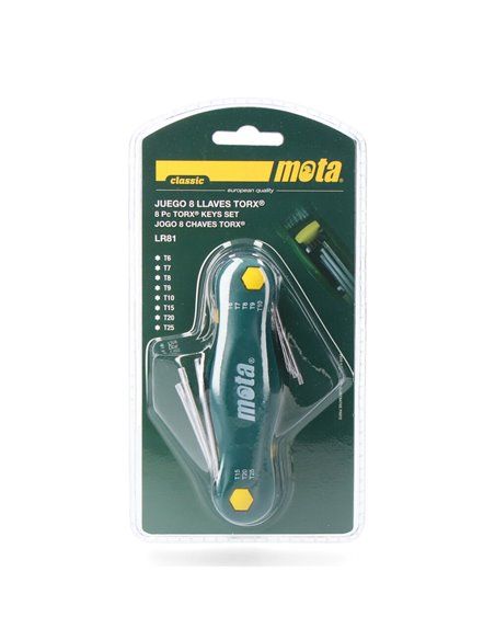 JUEGO LLAVES TORX TIPO NAVAJA LR81 MOTA