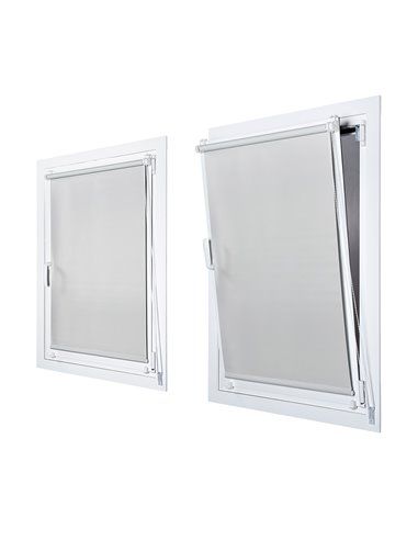 Estor enrollable clip&fix opaco marfil 120x180cm