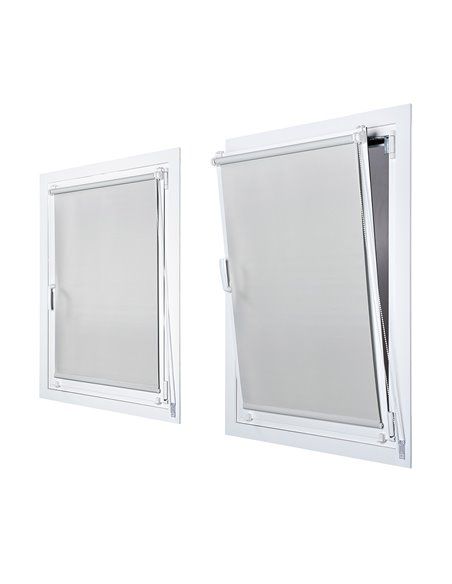 Estor enrollable clip&fix opaco marfil 120x180cm