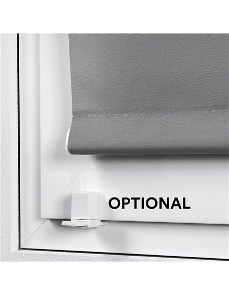 Estor enrollable clip&fix opaco marfil 120x180cm
