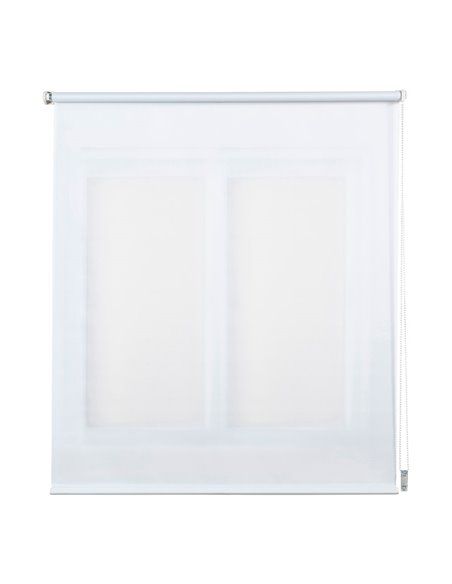 Estor enrollable clip&fix 90x180cm blanco nieve stor planet