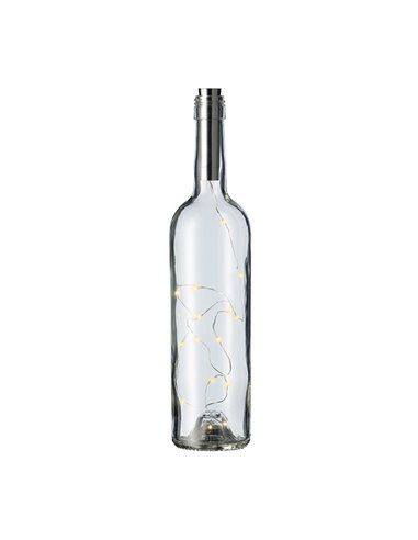 TAPON GUIRNALDA MICRO LED PARA BOTELLA 15 LEDS