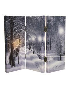 CUADRO PLEGABLE CON LEDS 2,8X48X38CM 8LEDS 2