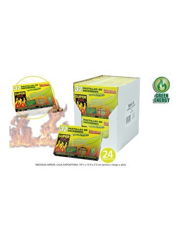 Pack 32 pastillas ecologicas 08100 superfoc