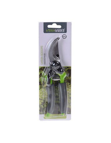 TIJERAS DE PODA CON MANGO DE PLASTICO VERDE PROGARDEN