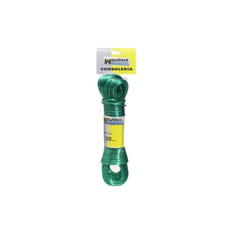 Cabo de Aço Corda Plastificado Ø 3,5 mm. (Meada 10 m.)