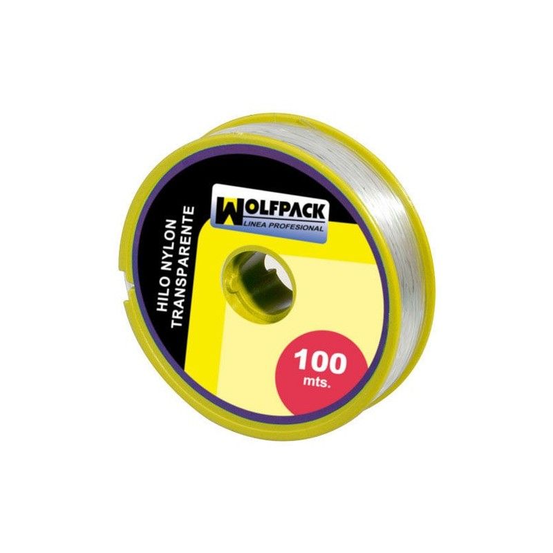 Fio de Nylon Transparente 0,7 mm. Role 100 m.