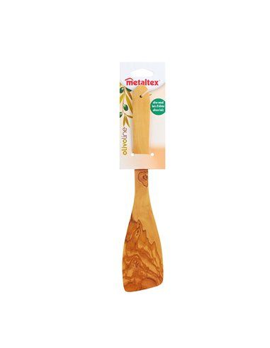 ESPATULA CURVADA MADERA DE OLIVO 30 CM METALTEX