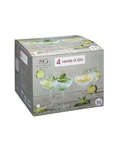 Conjunto de 4 copos de Gin Cristal 70cl 2