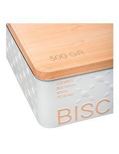 Caixa Metálica para Biscoitos 500g Modelo Scandi Nature 2
