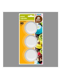 BLISTER CON 80 MOLDES PARA MAGDALENAS 4,3x2,3cm PAPEL 2
