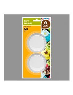 Blister com 60 Formas de Papel para Cupcake ø4,8x3,4cm 2