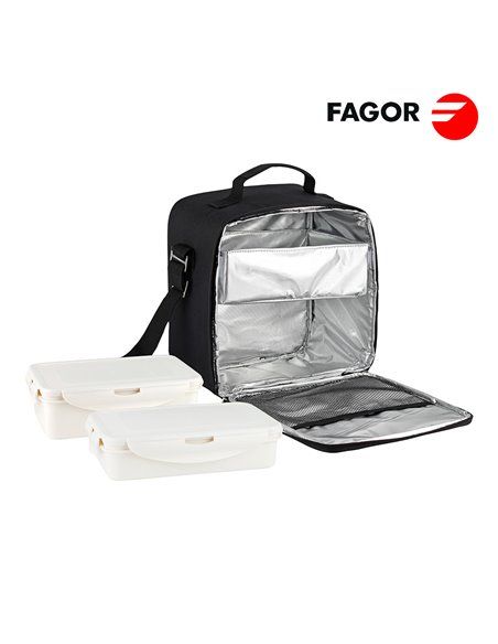 BOLSA PORTA ALIMENTOS TAPPY MAX (CON TUPPERS) FAGOR  20x14,5x26cm