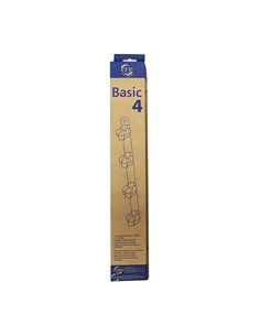 Tendedero de pared basic c/4 poleas blanco 47x5x5cm.sencillo pero muy práctico para montar junto al techo,aprovechando en espaci 2