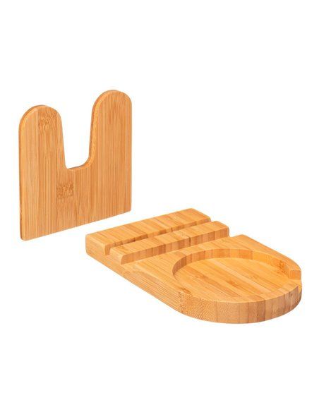 Descanso para Colher em Bambu 20x12,5x12cm