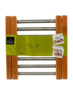 SALVA MANTELES EXTENSIBLE DE BAMBU E INOX 2