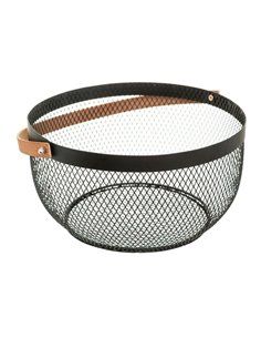 CESTA DE MALLA RETRO DIAM.29CM COLECCIÓN 'NOIR KITCHEN' 2